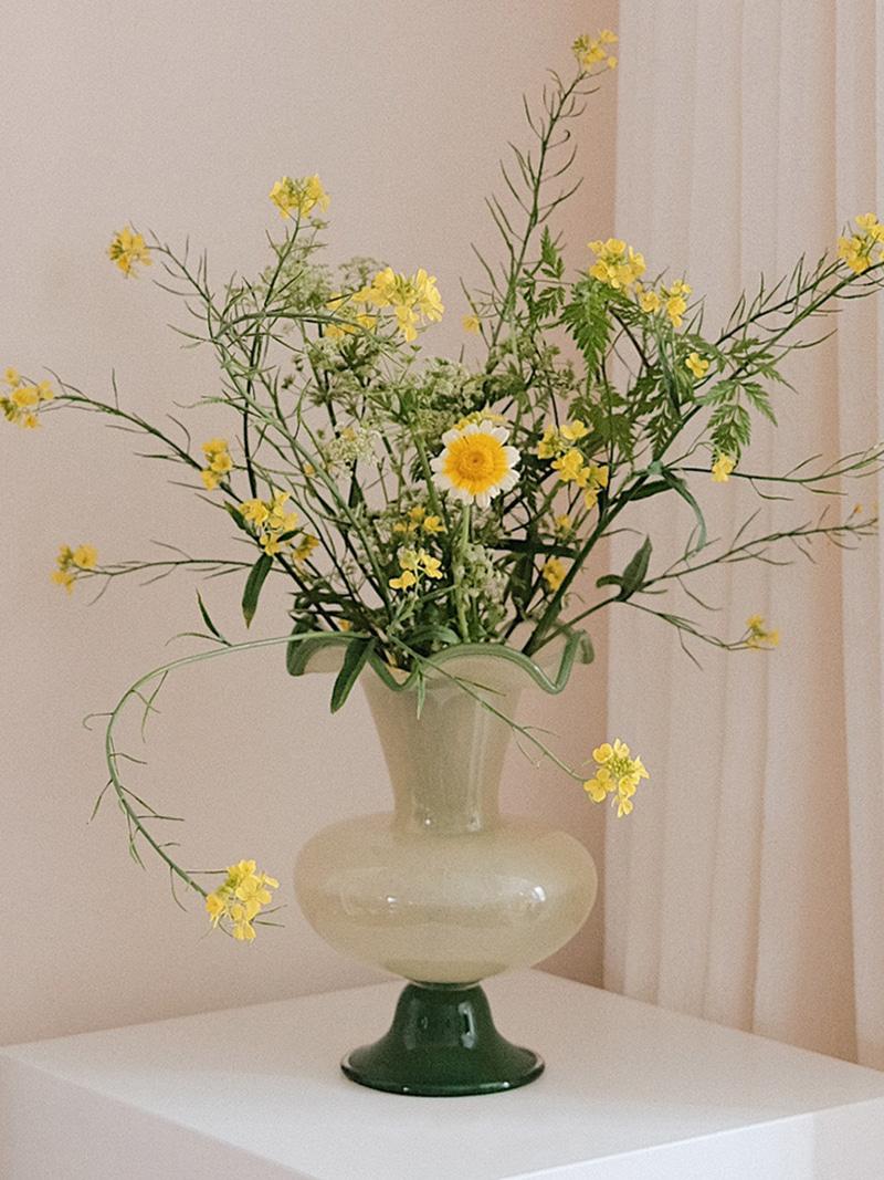 수공예 로로 웨이브 화병