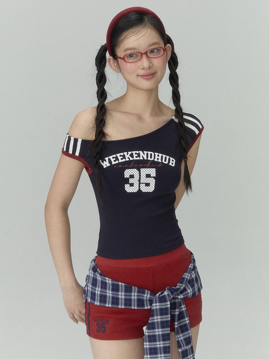 Weekendhub Sporty Oblique T-shirt