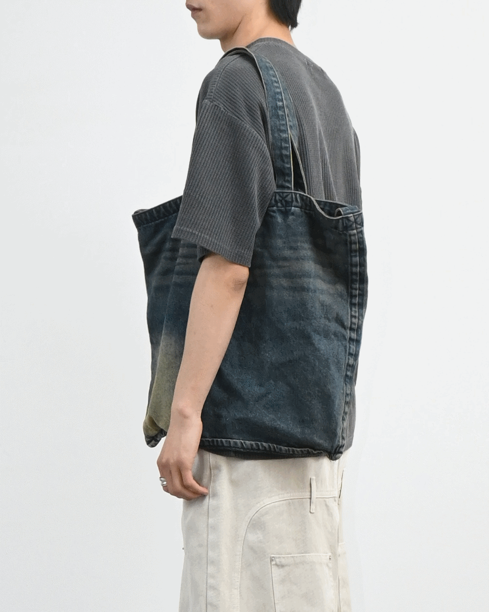 tin denim eco bag