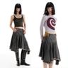 CONP Label Dislocation Denim Skirt 언발 데님 스커트