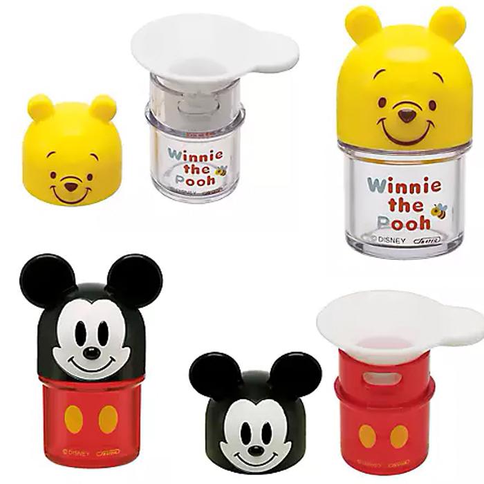 [디즈니(일본직구)] 디즈니 후추 소금 후리카케 도시락 조미료통 9ml 곰돌이푸, 미키 2종 택1
