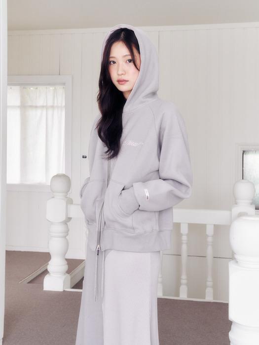 Raglan 2way Hood Zip-up(GREY/양기모)