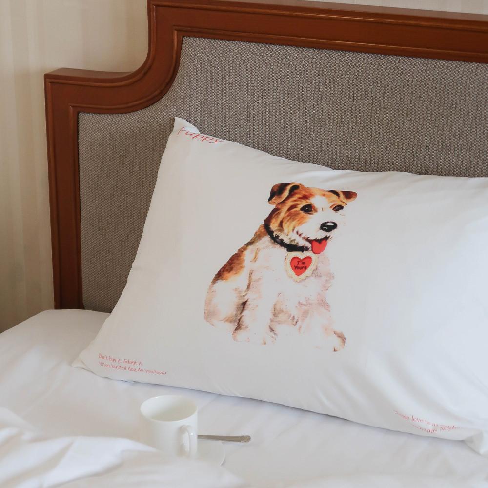 [made] noon puppy pillow cover