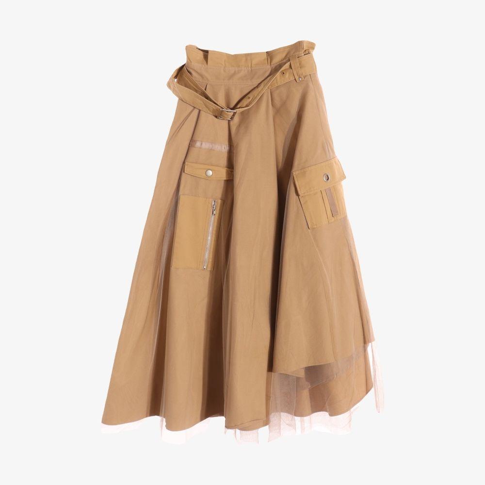 JPN 폴리 코튼 롱스커트 24인치