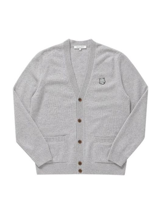 24FW 메종키츠네 가디건 NM00506KT1006H120 L Gray Light grey melange