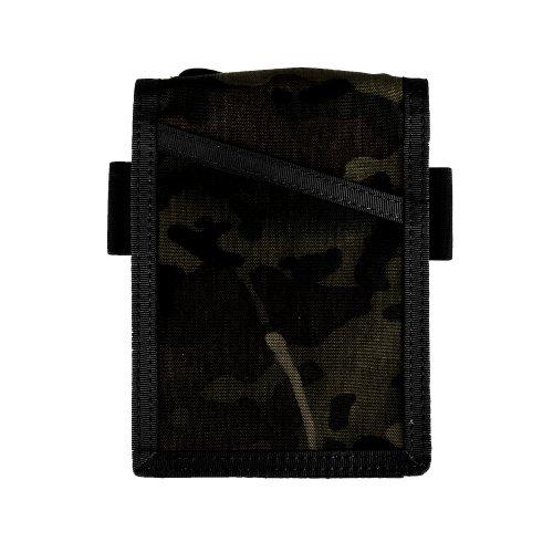 CRD 래퍼드 넥 ID 파우치 코듀라 여권지갑_멀티캠블랙