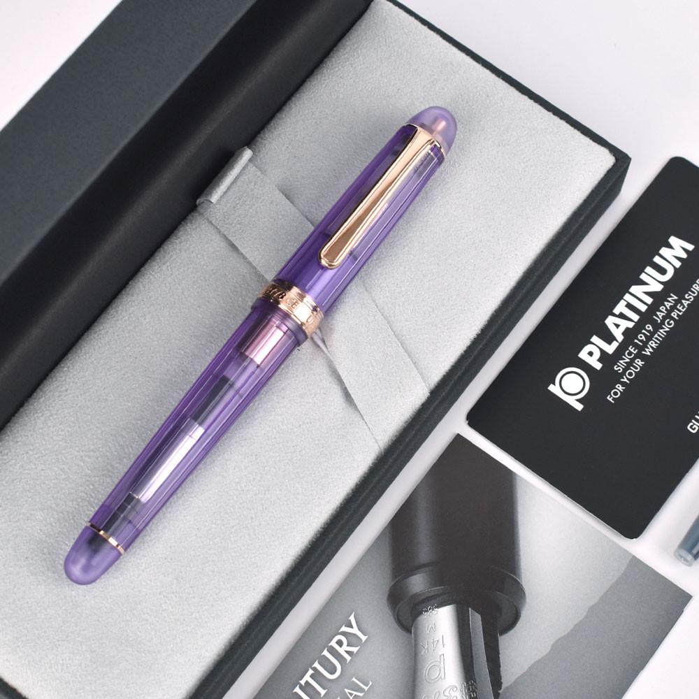 플래티넘 센츄리 만년필 니스 라벤더 F촉 20000 14K 금촉 고급 선물