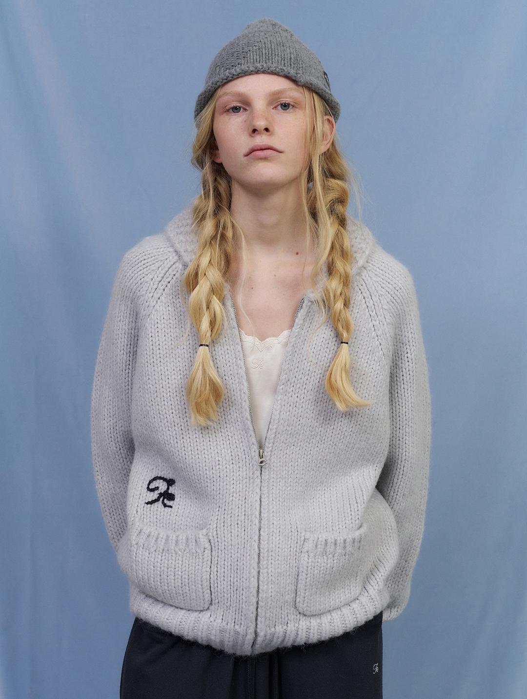 Hush handmade cowichan - mute blue