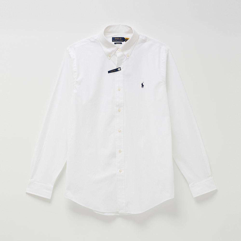 폴로 롱슬리브 포플린 셔츠 (WHITE)