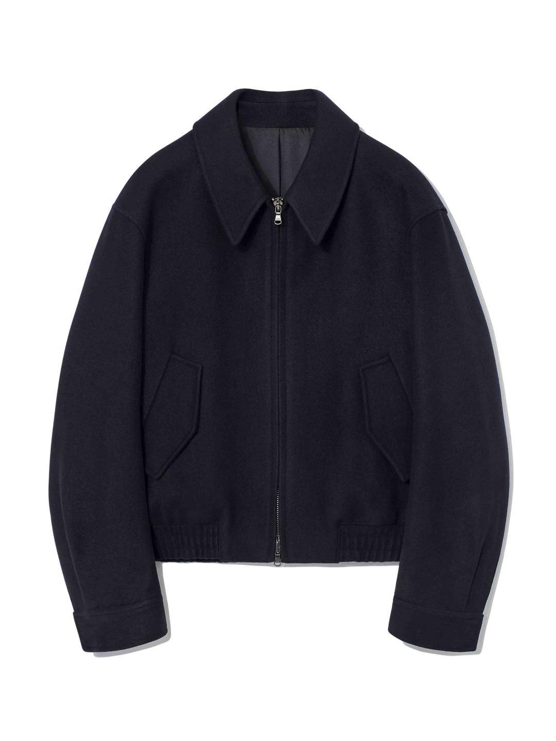 PORTBAY WOOL BLOUSON - DARK NAVY