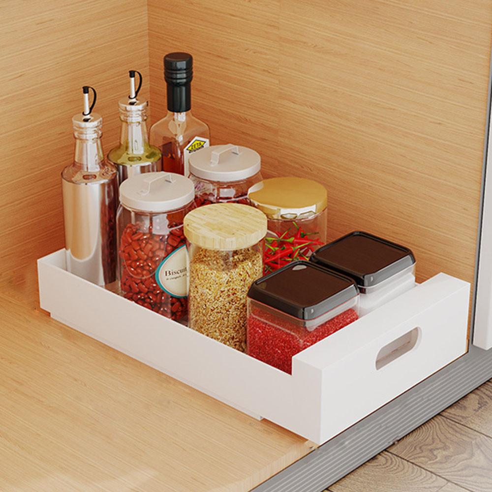 하부장슬라이딩 인출식선반 싱크대 하부장레일 슬라이드선반 S