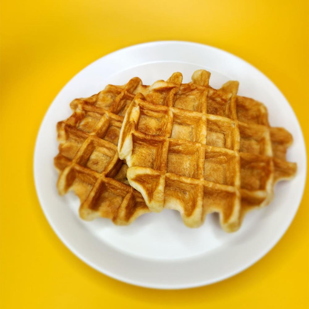 벨기에와플 쌀빵 75g 40개입 카페디저트납품 와플생지 파베이크 에어프라이어 대용량 업소용