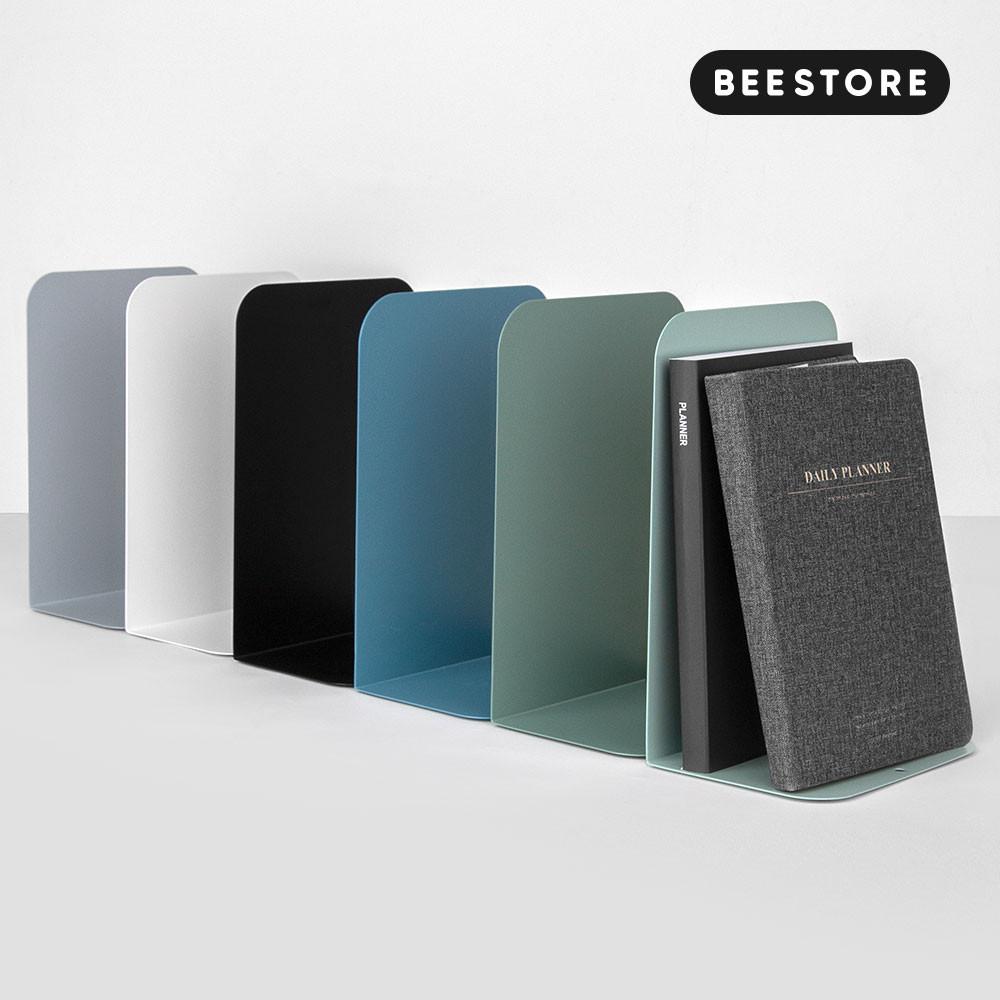 비스토어 책받침대 책상 책꽂이 철제 북엔드 L자형 책 정리대 2p