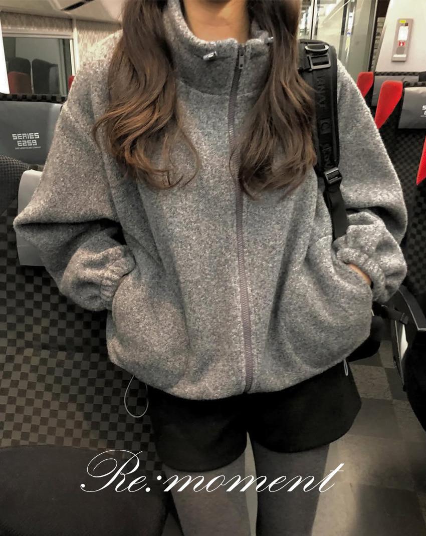 [RE:MOMENT] made. 퍼핀 루즈핏 후리스 점퍼 3color! (꾸안꾸/데일리아우터/플리스자켓/일본여행룩)