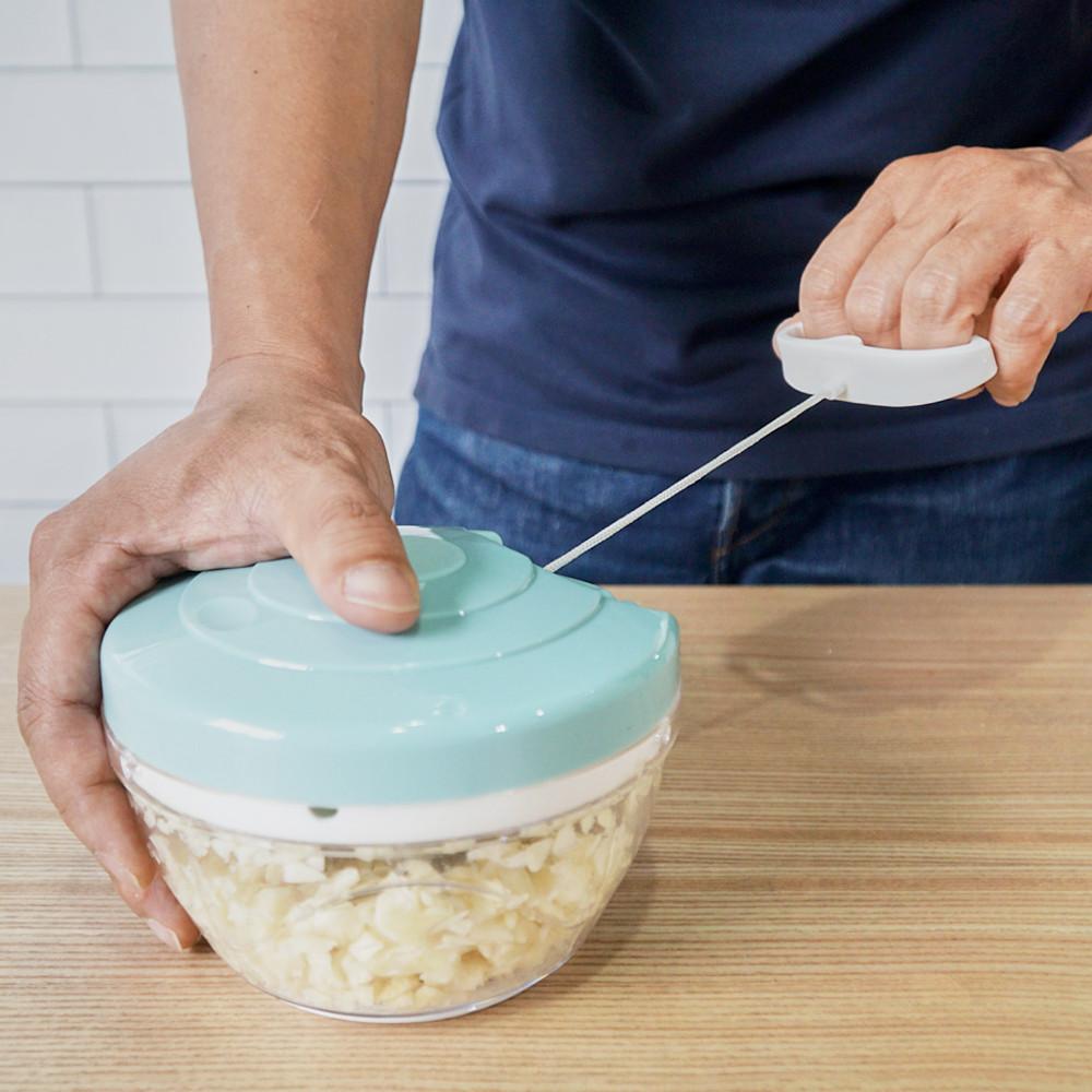 키친구 다지기 이유식 야채다지기 고기 만능 수동다지기 마늘가는기계 500ml