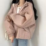 일교차심할때 가볍게 걸쳐입기좋은 바람막이_혀나블리