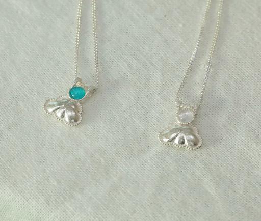 moongle cloud necklace 원석 목걸이