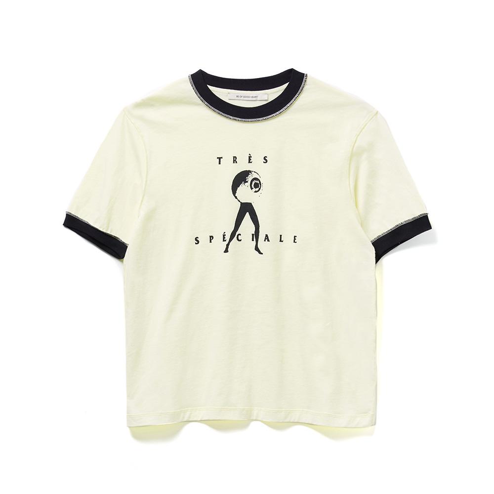 에트르세실 TRES SPECIAL RINGER 티셔츠 - 옐로우블랙
