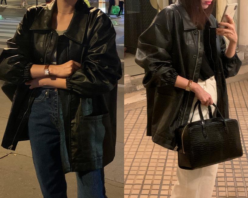 [LEBONE] Epic leather jacket