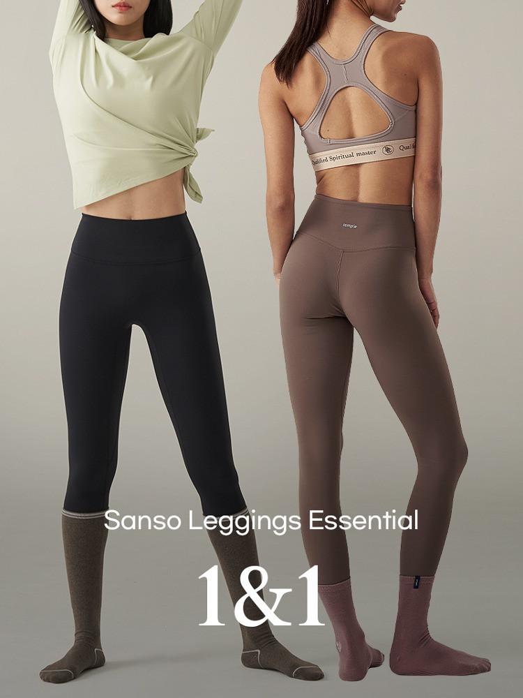 [템플] 산소레깅스 에센셜  [편한레깅스 요가복 필라테스하의 노와이존] (1&1)