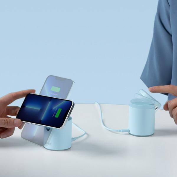 ANKER 앤커 맥고 마그네틱 2in1 폴더블 무선충전기 맥세이프 호환