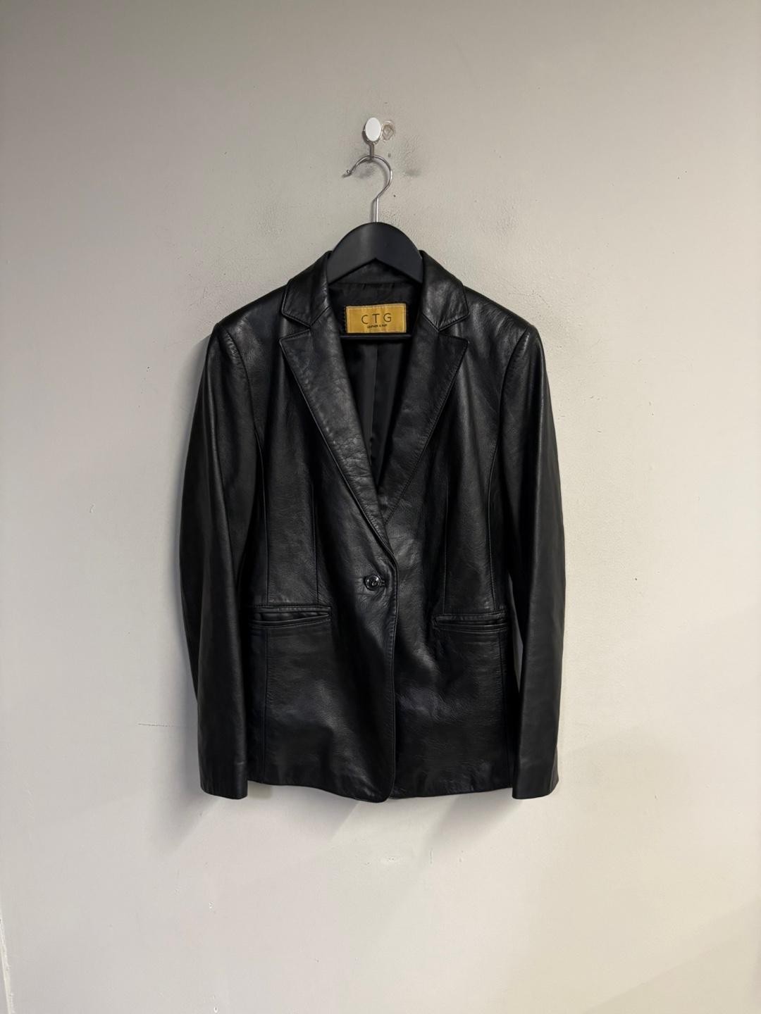 ctg leather blazer jk (-7)