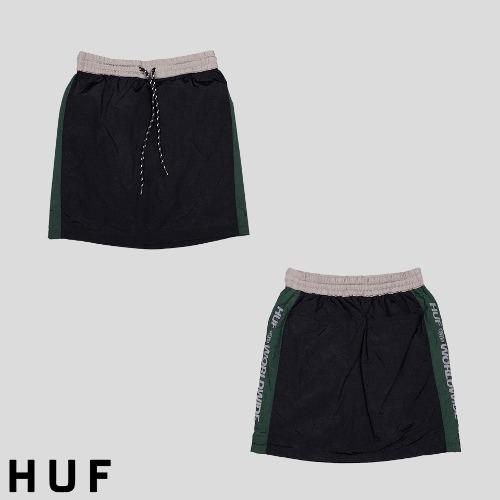 지초이 [jichoi COMFORT] 23-001 FLEECE FLARED SKIRT (BLACK