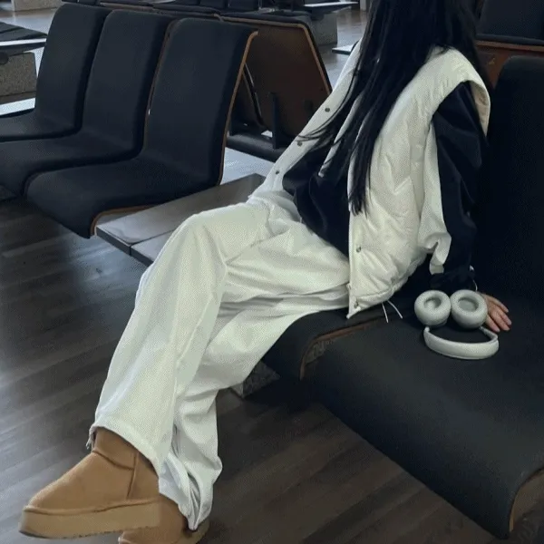 nylon side point pants