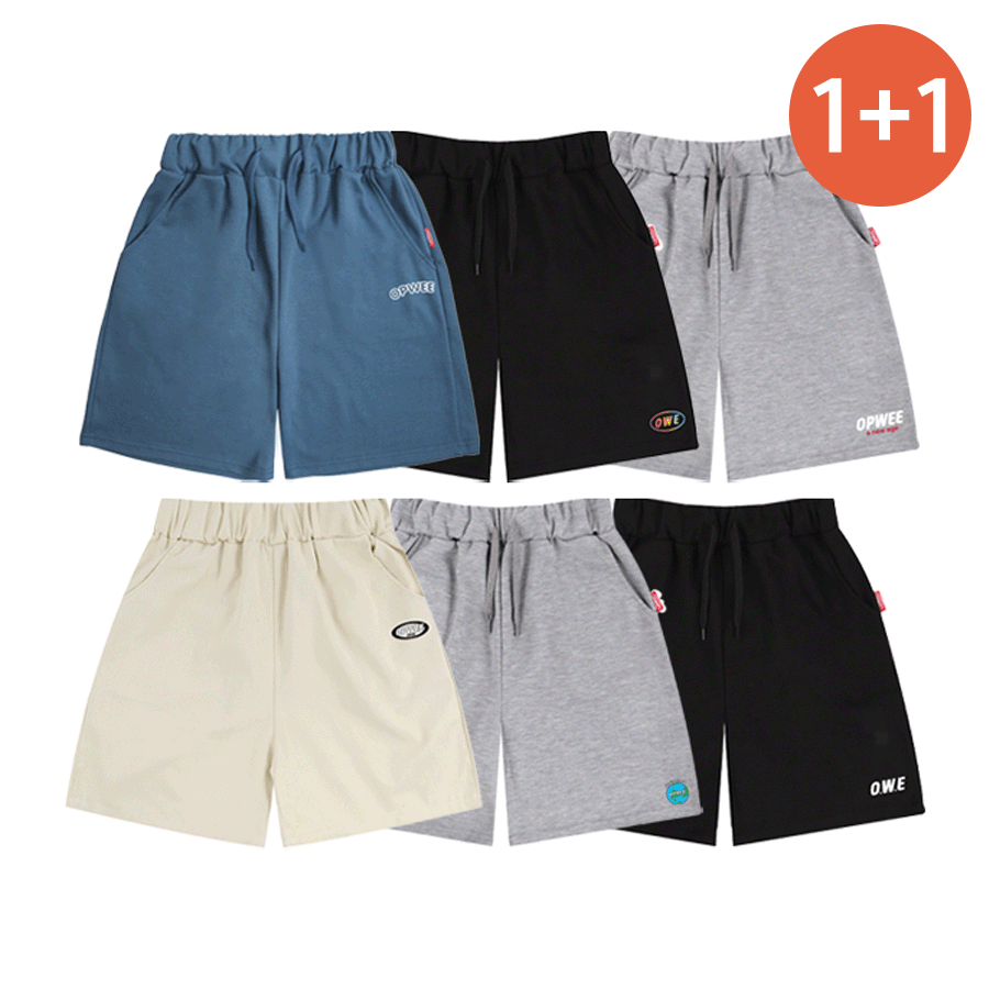 [1+1] 오프위 트레이닝 5부 팬츠 (6종 택2)