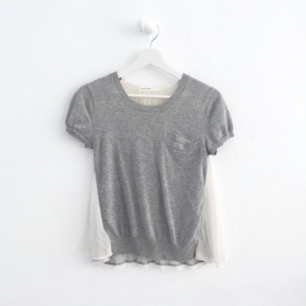 Sacai luck tulle top