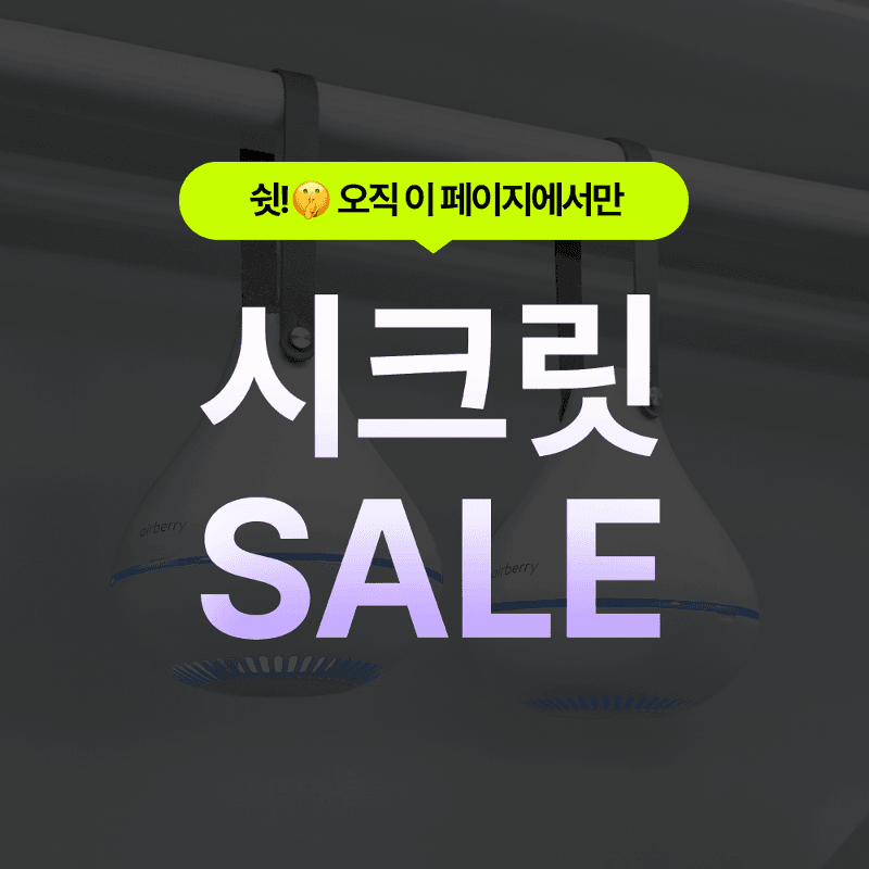 [시크릿 SALE] 에어베리 스마트 의류관리기 향기˙순환