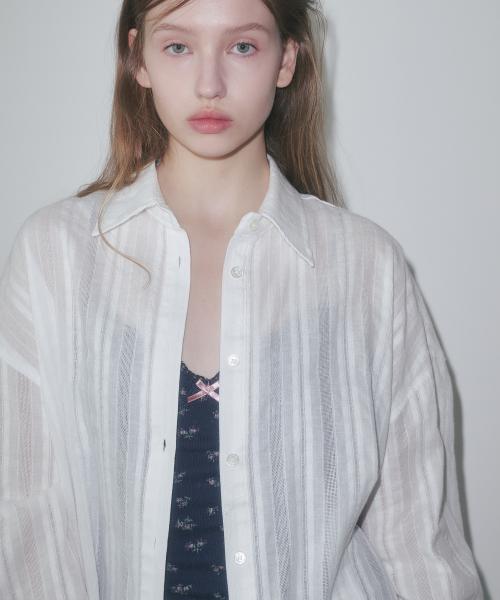 펀프롬펀(FUNFROMFUN)  EYELET OVERFIT SHIRTS, WHITE - 사이즈 & 후기 | 무신사