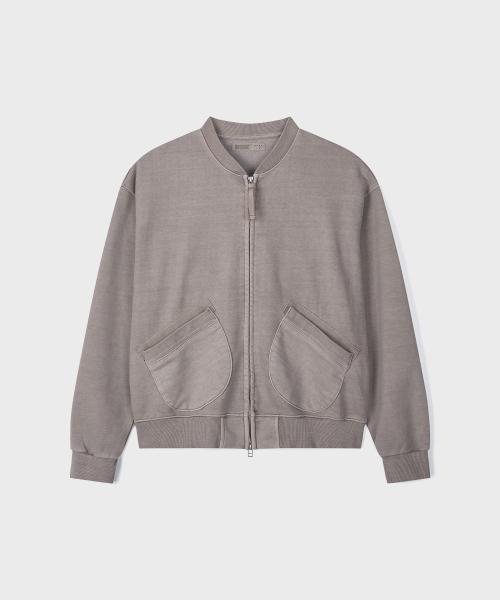 faded sweat blouson (mocha beige)