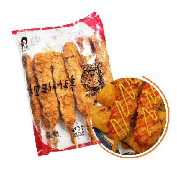 튀김 닭 꼬치 후라이드 통살 치킨 스틱 꼬지 1.5kg 아이 어린이 간식 캠핑 맥주 안주 야식