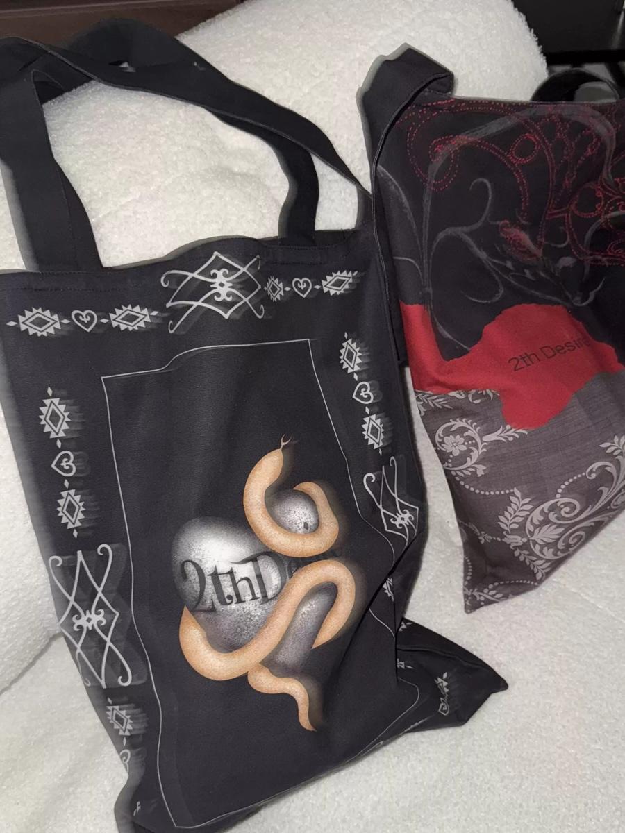 2th Desire Snake Canvas Bag