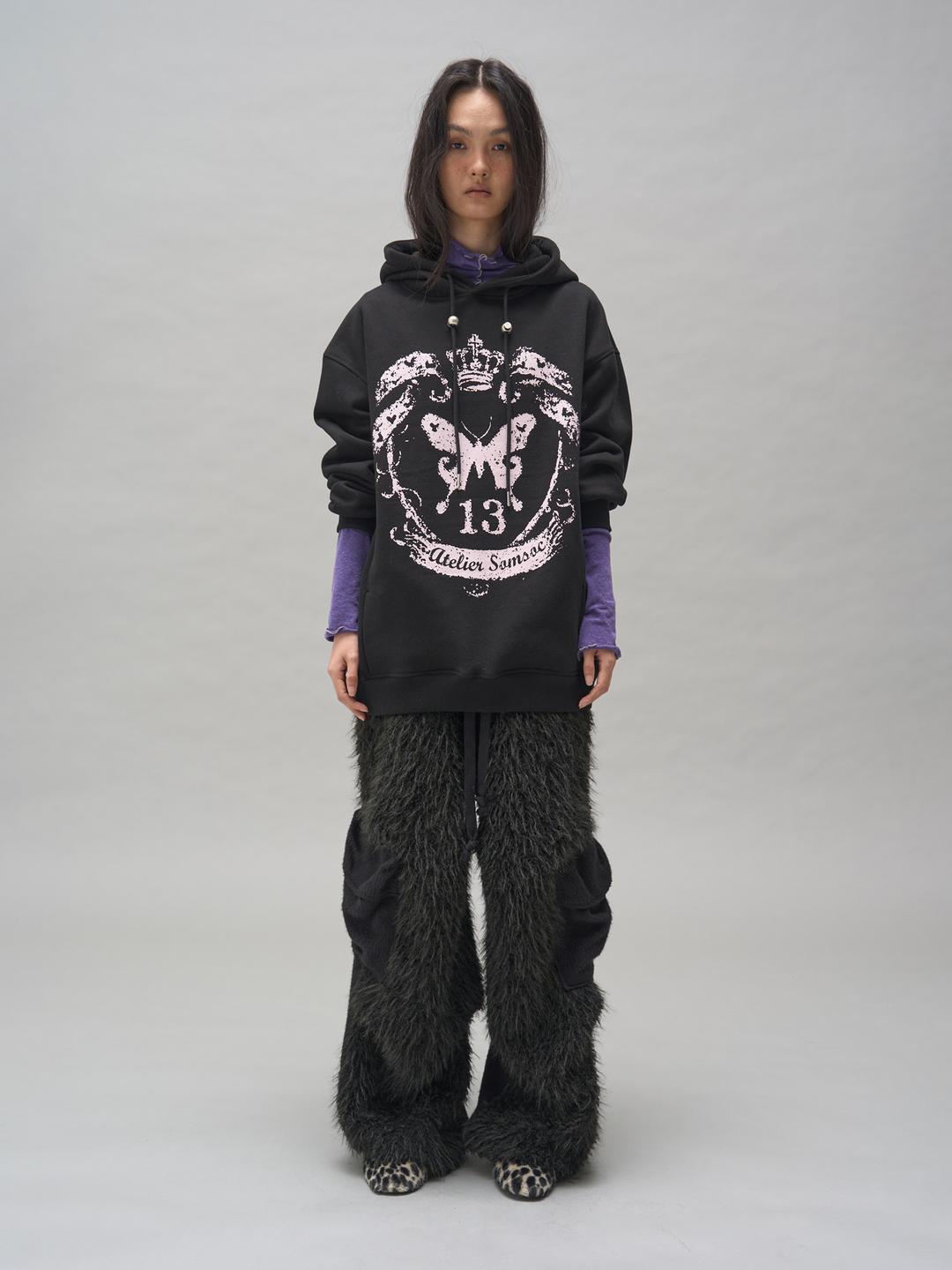 BAIL FUZZY CARGO PANTS_BLACK