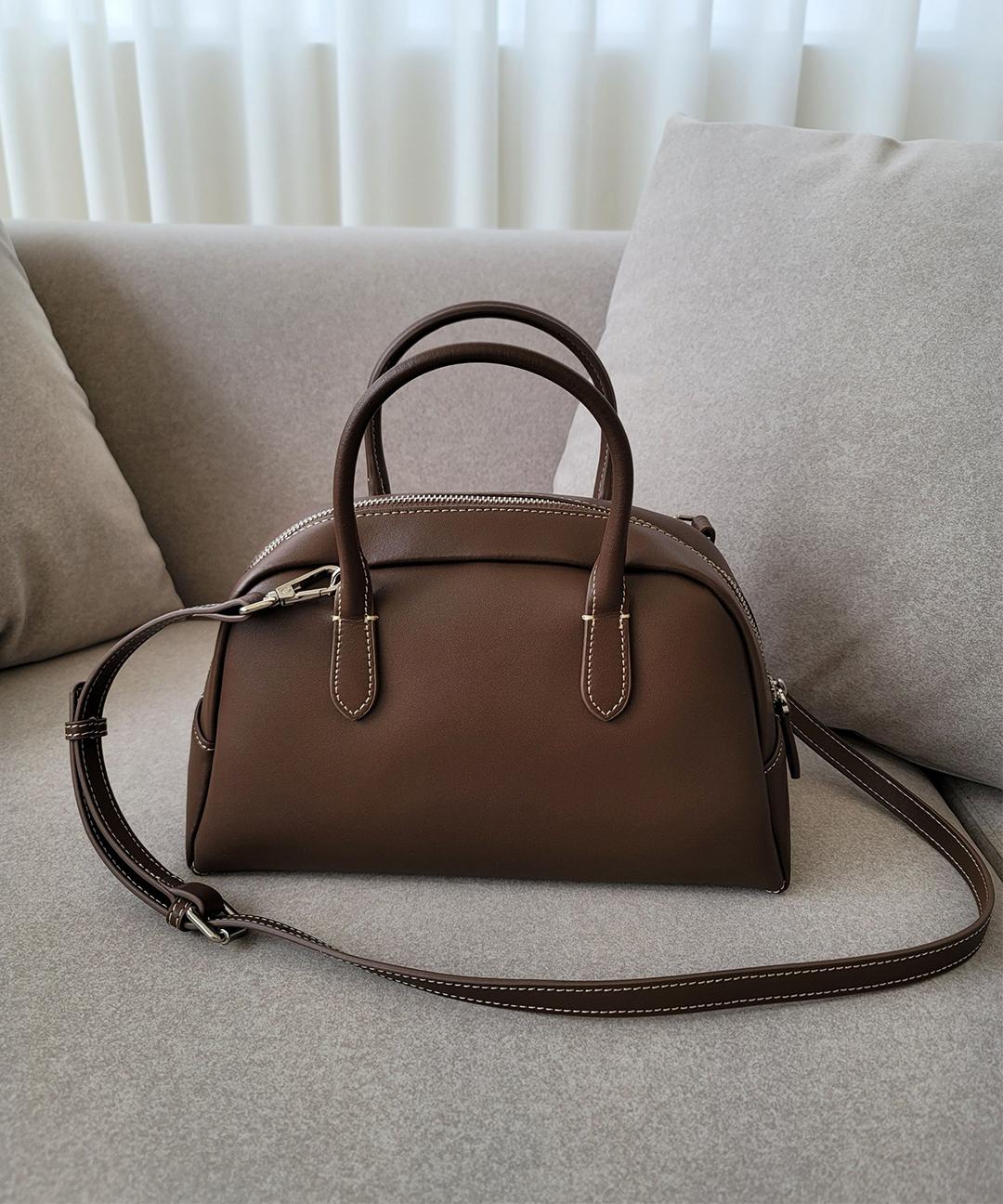 소가죽 토드 크로스백 보스턴백 3컬러