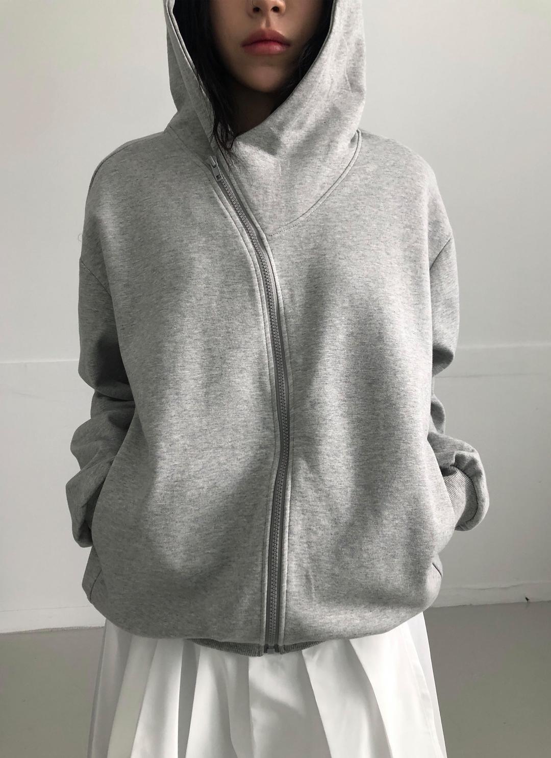 Curved hood zipup (3C)