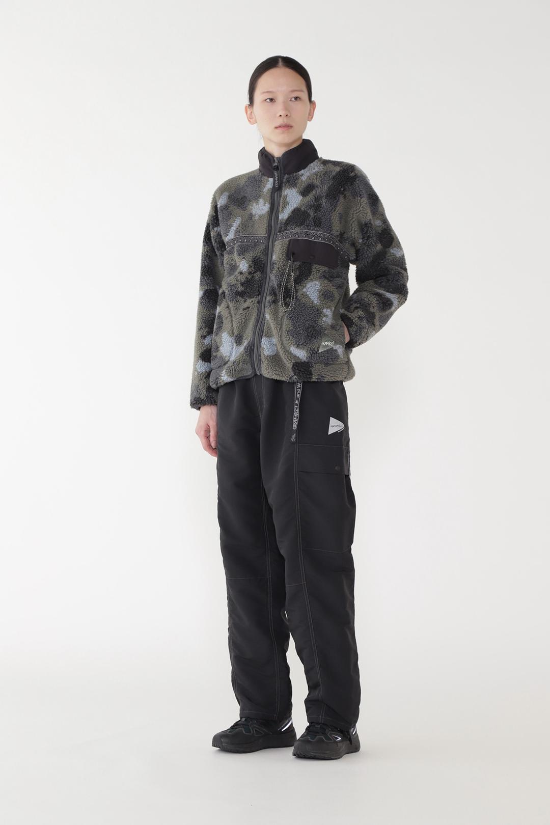 그라미치 X 앤드 원더 우먼스 립스탑 보이저 팬츠 블랙