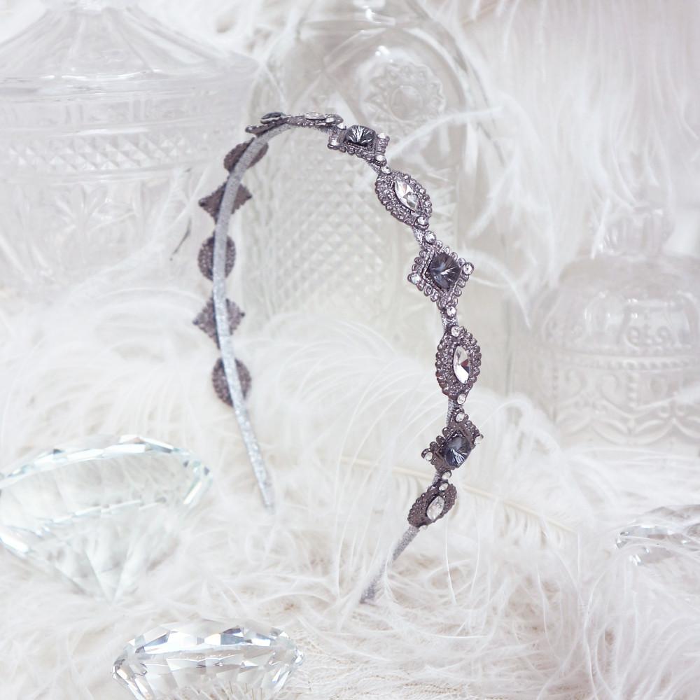 [하이퀄리티] 메탈 레이스 모티브 헤어밴드 머리띠(3color)