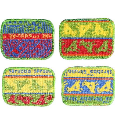 스크러바 수세미 랜덤발송, 1개입, 4개