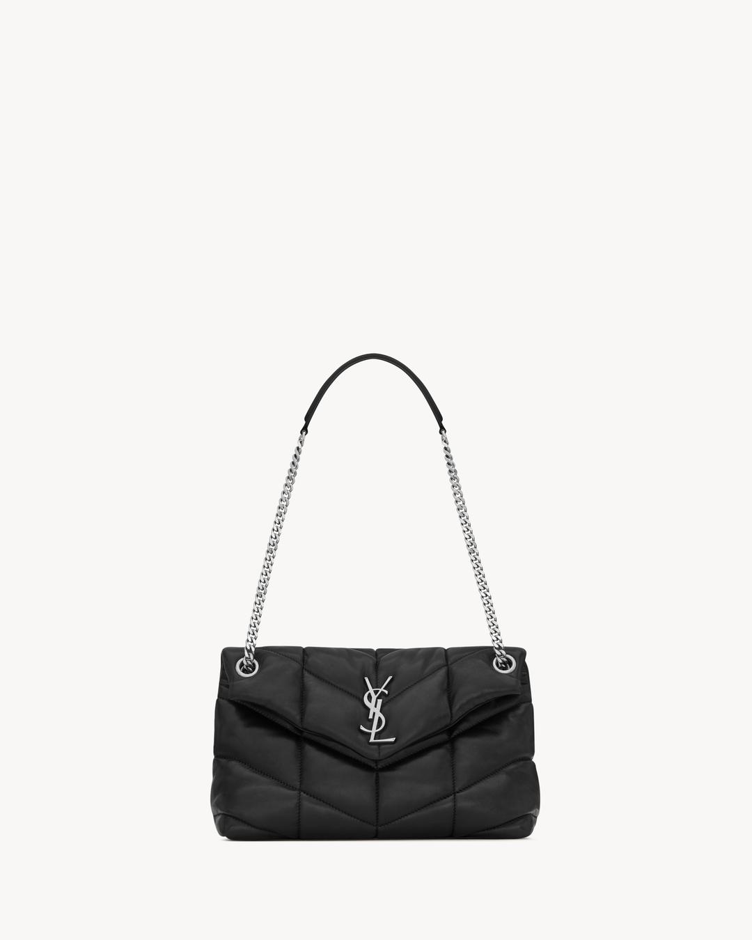 나파 퀼팅 가죽 소재 PUFFER 스몰