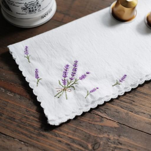 [이니셜각인]향기로워 라벤더 손수건(기본손수건당일발송)