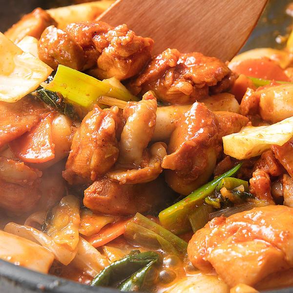 춘천 순살 닭갈비700g 4팩 외 염통꼬치 닭똥집