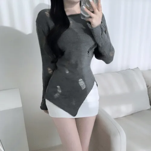 [간절기🍪] 히피 사선 NT (3color)