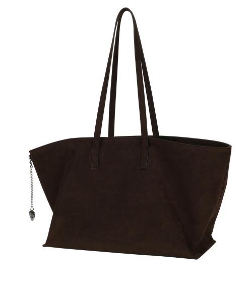 Slouch Shopper Bag Suede Brown