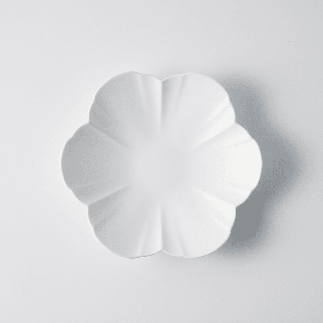 Flower 06 round plate