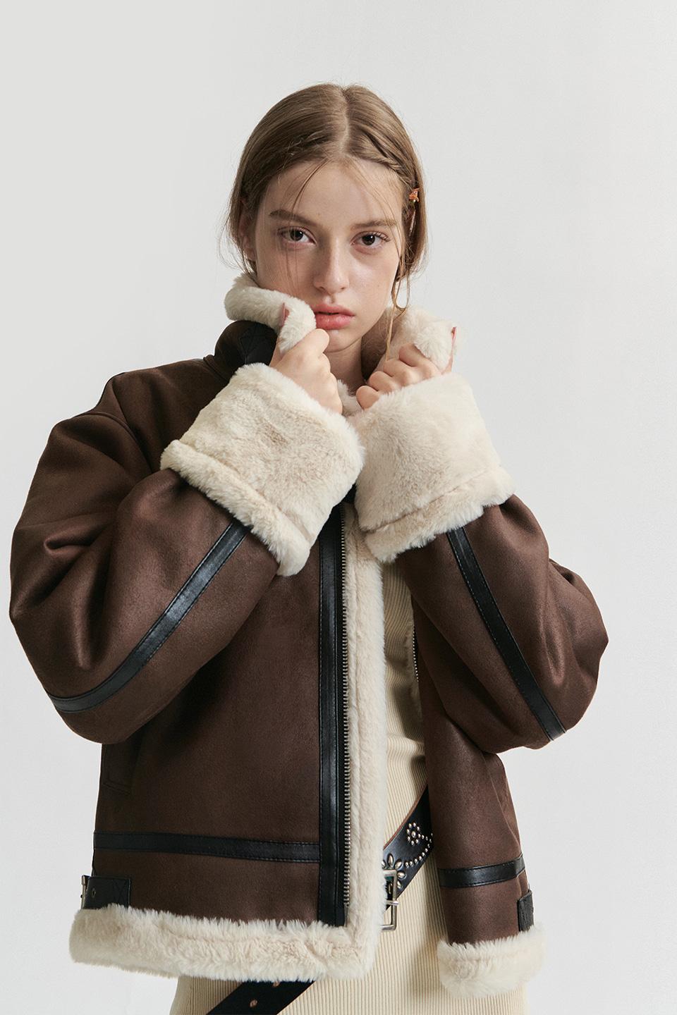 [11/17예약발송]Overfit Steady suede Mustang_Brown/Beige