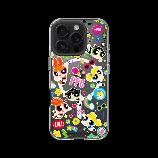 The Powerpuff Girls | Cute Girls - Stickers design | Clear - 아이폰 16 프로 | RHINOSHIELD