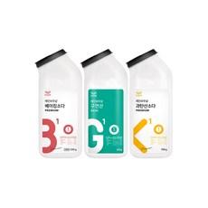 레인보우샵 톡톡이 삼총사 베이킹소다 프리미엄 500g + 구연산 베이직 420g + 과탄산소다 프리미엄 500g